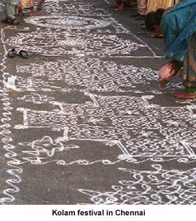 Kolam festival in Chennai